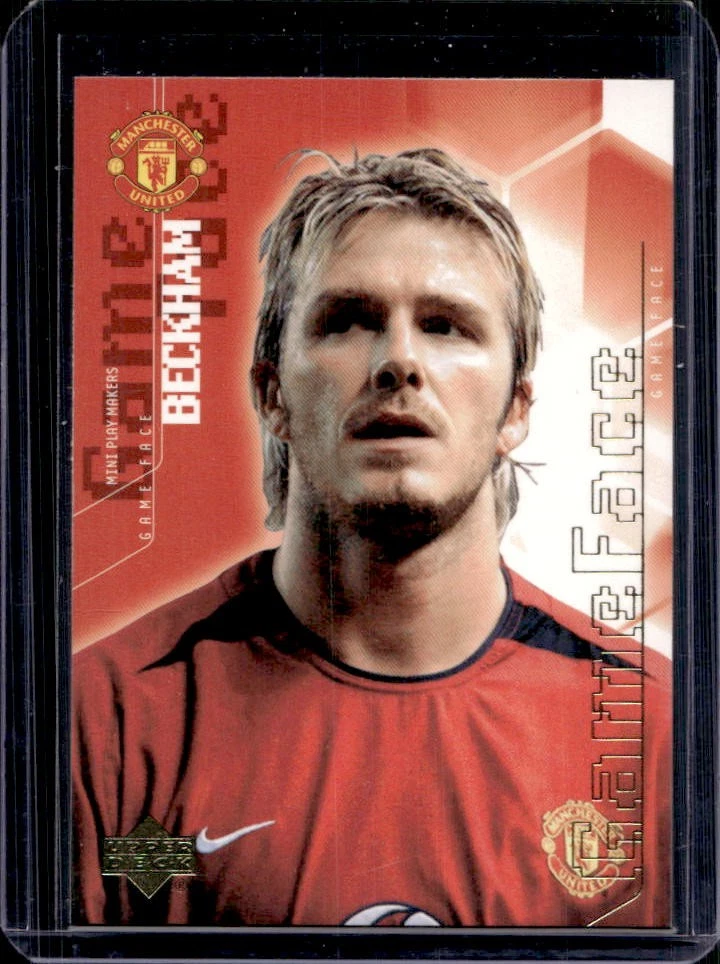 David Beckham trading card