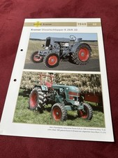 Kramer Traktor Dieselschlepper K 28,  K 33  1948 Weltbild Prospekt Brochure