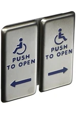 8310-855  Dual Actuator, Wall Mount LCN ADA Products NEW Handicap Logos