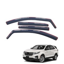 inchannel Window Visor Sun Rain Guards Compatible with Chevy Equinox 2018-2024