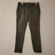 Universal Thread Women's Mid Rise Skinny Gray/olive Pants Size 8/29R