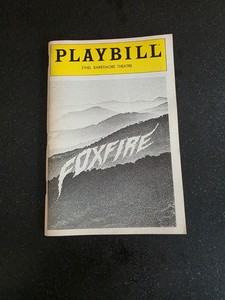 Foxfire Playbill w/Jessica Tandy May 1983