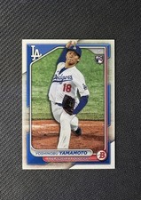 2024 Bowman Yoshinobu Yamamoto Rookie Card #36 Dodgers World Series Hero!. rookie card picture