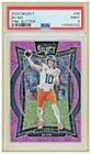 2024 Panini Select Bo Nix Pink Glitter #30 PSA 9 RC Denver Broncos /15
