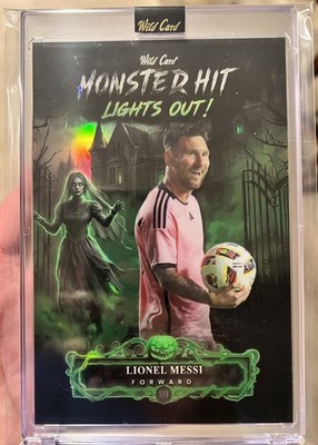 Wild Card 2026 National Exclusive Monster Hits Lights Out Lionel Messi 1/1