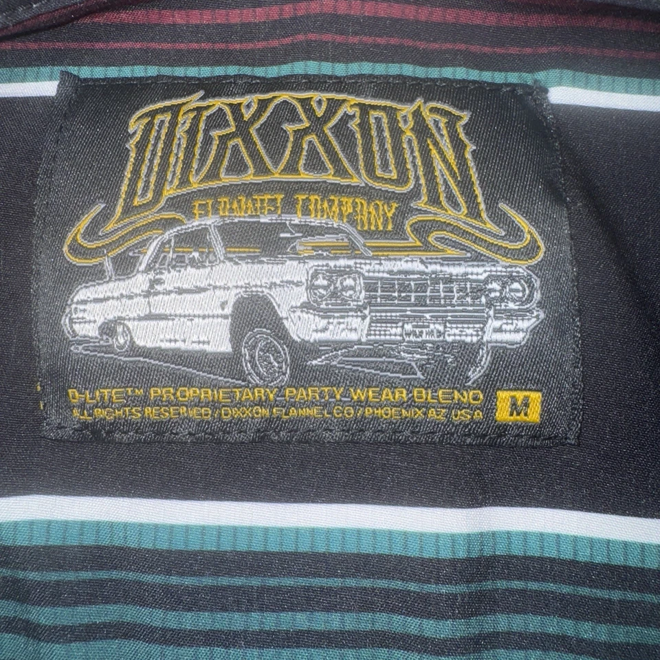 Рубашка мужская Dixxon средняя Serape The Low Rider с коротким рукавом на пуговицах эластичная - Изображение 2 из 4