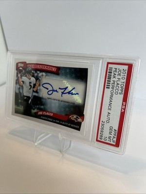 2010 Topps - Peak Performance Autographs Joe Flacco #PPA-JF (AU)
