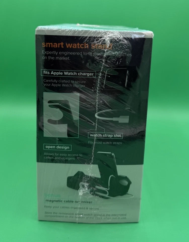 La Crosse Technology Wattz Reloj Despertador Proyección 3 en 1 Carga Inalámbrica NUEVO Foto 3 de 4