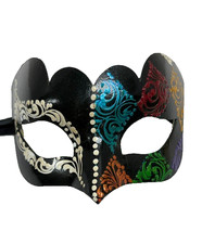 Unusual Deluxe Venetian Eye Mask Perfect for Masquerades and Handmade in Venice