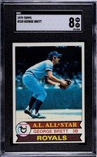 1979 Topps Set-Break #330 George Brett SGC 8 NM MT