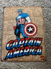 Marvel Comics Captain America Aluminum Sign