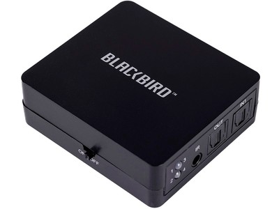 Monoprice Blackbird Toslink S/PDIF 4x1 Switch with IR remote Control USB Powered