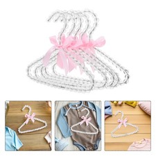 5 Pcs Clothing Shirt Hanger Kids Hangers with Bow Children  s Clothes