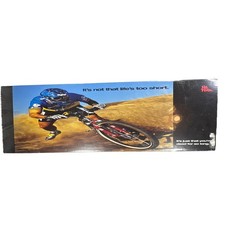 1995 No Fear Lifes Too Short/ Mtn BMX Poster (Mike King)  36” x 12”