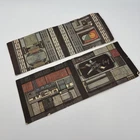 Vintage 1977 Kenner Star Wars Death Star Space Station Cardboard Panels Lot