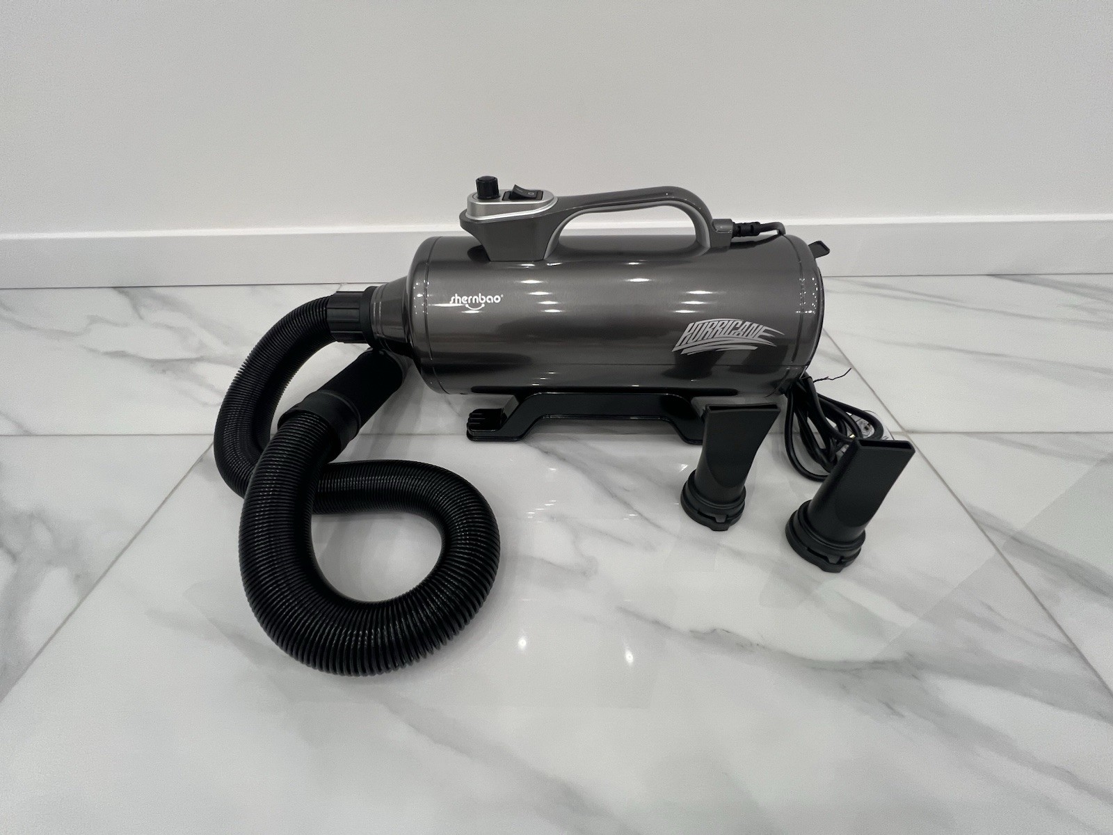 Car Blower / Dog Blower Dryer Brand New 3 Attachment Heads 2200-2400W UK Plug