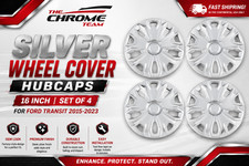 Silver Wheel Cover Hubcaps 16 Inch For Ford Transit 15-23 Set Of 4 Wc114-16s