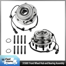 Set 2 Front Wheel Hub Bearing ASSY For 2005-2010 Ford F-250 F-350 Super Duty 4WD