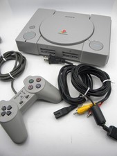 Sony PlayStation 1 Console PS1 SCPH-5501 with Controller and Cables - UnTested