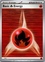 Basic Fire Energy 018 Reverse Holo SVE: Scarlet & Violet Energies