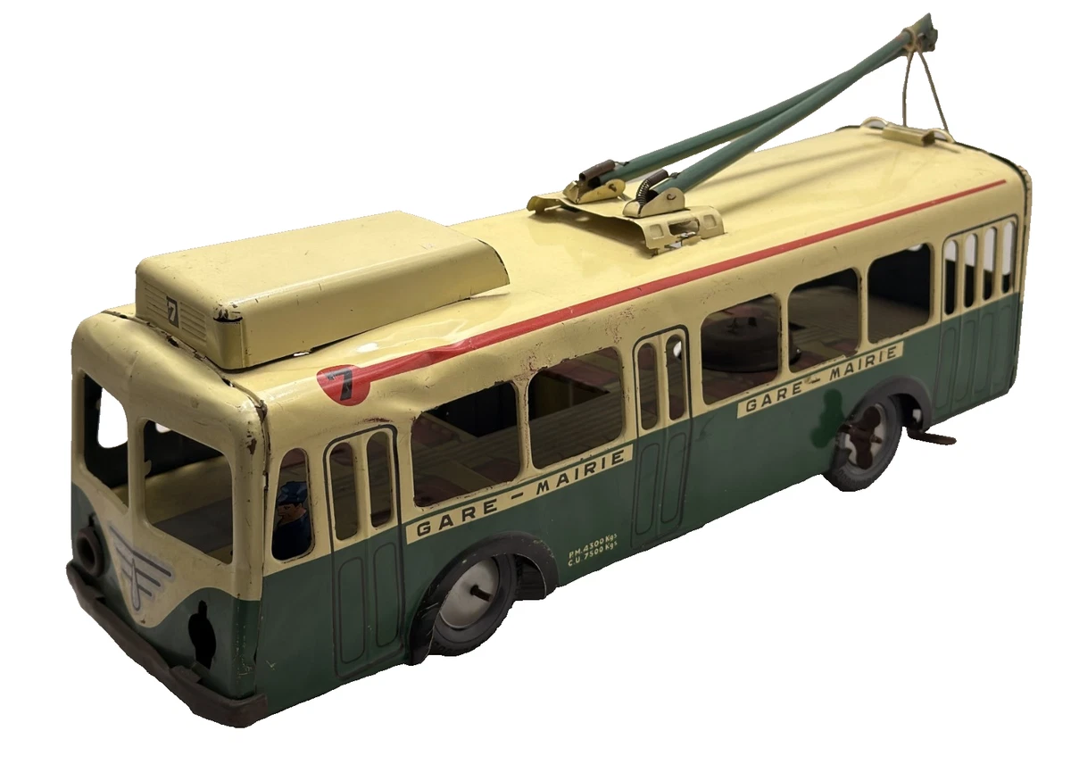 Ancien Trolley Joustra - jouet tole mecanique