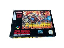 Total Carnage Super Nintendo (SNES) Boxed With Manual (No Poster)