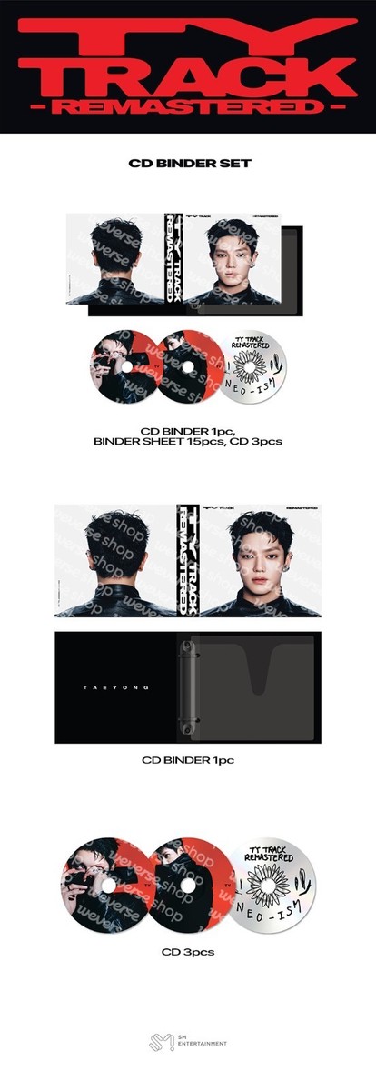 2026 TAEYONG CONCERT TY TRACK - REMASTERED NCT 127 MD CD BINDER