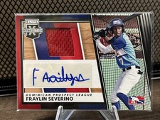 Fraylin Severino 2022 Panini Elite Extra Edition Baseball Patch Auto /DMS-FS