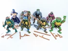Vintage TMNT Soft Head Action Figure Lot Playmates 1988