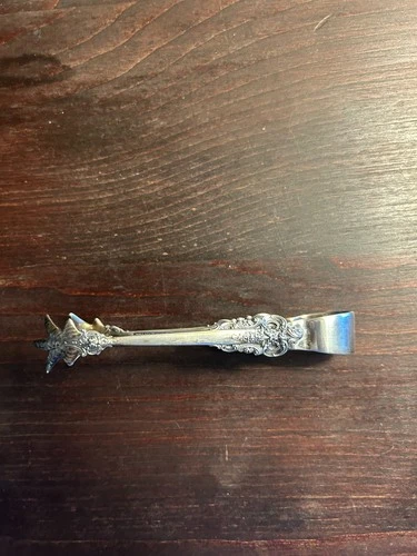 Wallace Grande Baroque 4 1/2" Sterling Silver (925) Sugar Tongs No Mono EUC
