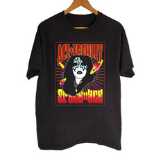HOT Ace Frehley Black Cotton T-shirt Full size S-5XL unisex HL191
