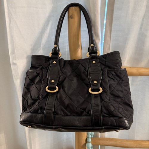 Anne Klein Medium Perfect Tote Black quilted