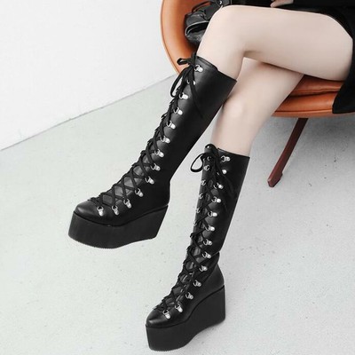 long platform boots