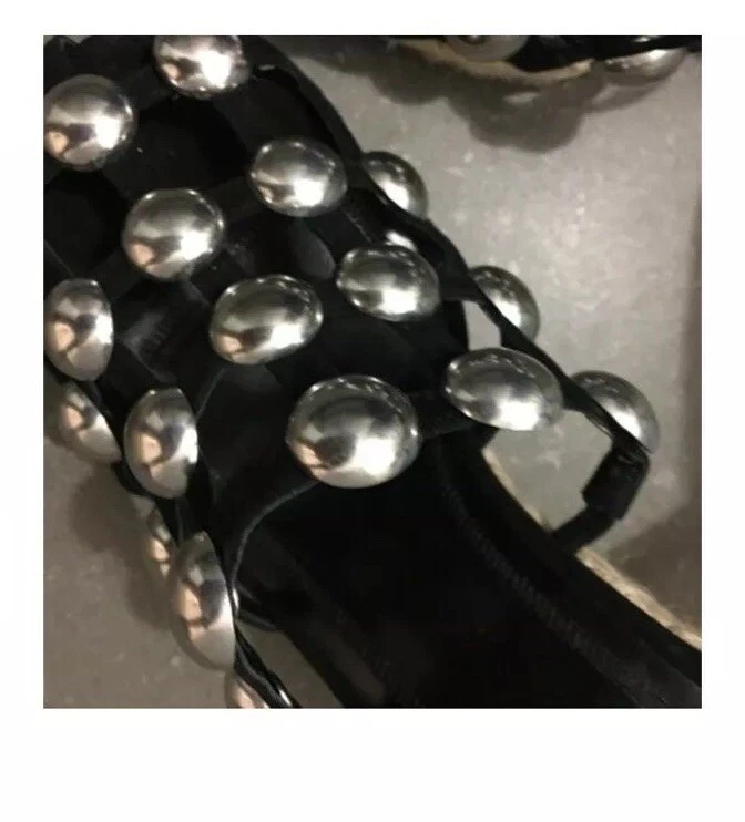 Alexander Wang cuña enjaulada negra 40 Foto 3 de 4