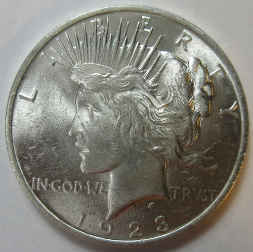 1923 Silver Peace Dollar -Brilliant UNC (#71T)
