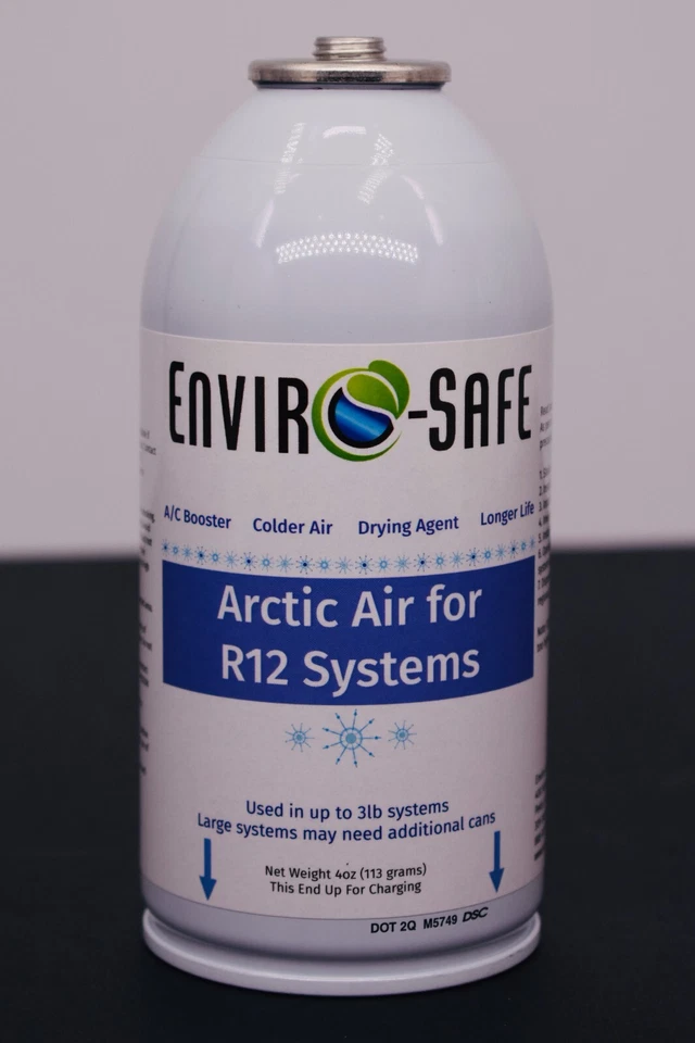 Arctic Air para R12, Soporte de refrigerante, 2 latas calibre latón Foto 4 de 4