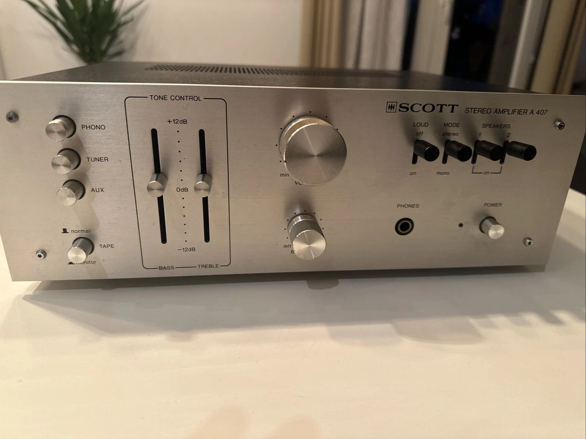 Amplificateur Intégré Vintage SCOTT Modèle 439A - Bon état De Fonctionnement