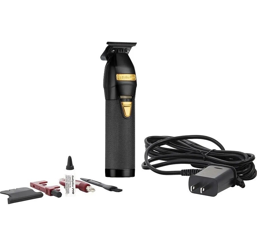 BaByliss PRO Black Gold Skeleton Metal T-Blade Cordless Hair 