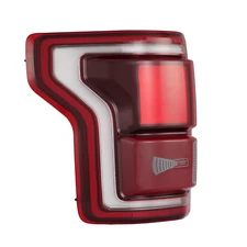 For 2017-2019 Ford F-150 LED Tail Light w/ Blind Spot Smoke Red lens Left Side