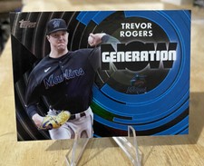 Trevor Rogers /299 GENERATION NOW SP Parallel Topps 2022 - Miami Marlins Insert