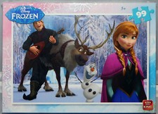 Frozen: Elsa, Olaf, Kristoff - Walt Disney King Puzzle 99 Teile / 33x22cm - NEU