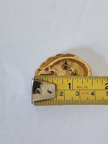 Vtg COREEN SIMPSON Regal Beauty Bracelet Earrings Cameo Avon 1994 SET Pierce - Picture 12 of 13