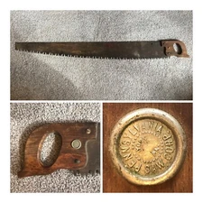 Vintage Two Man Pennsylvania Saw Corp. 53”? Bucksaw Buck Hand Handsaw, No. 400?