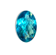 4.03ct Natural Blue Apatite Oval Loose Gem Blue Paraiba Color