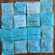 WITTNAUER watch crystals - Acrylic- MANY SIZES NOS - Q TO CMT