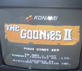 The Goonies II 2 NES GIOCO ORIGINALE NINTENDO NES autentico OEM