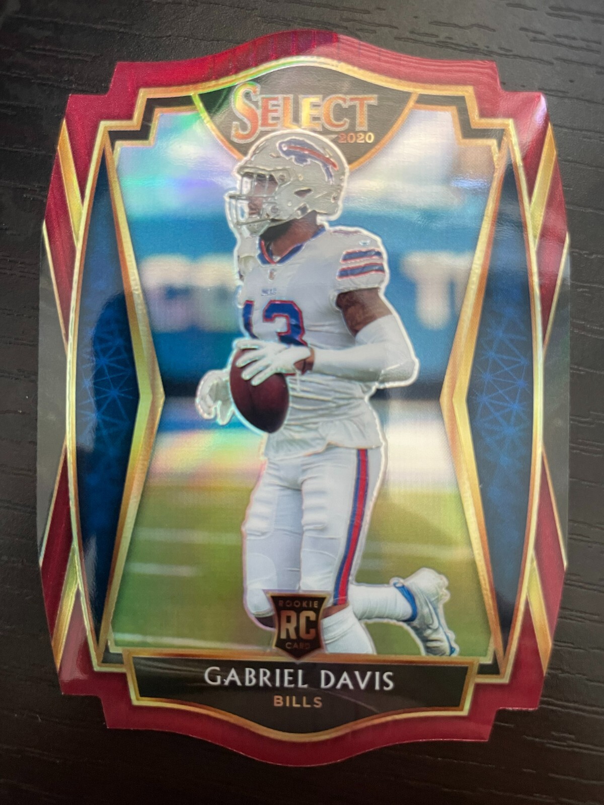 2020 Panini Select Gabriel Davis Premier Level Maroon Die Cut Prizm #182 RC