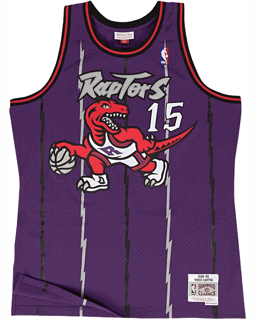 Vince Carter Toronto Raptors Jersey by Mitchell & Ness Black