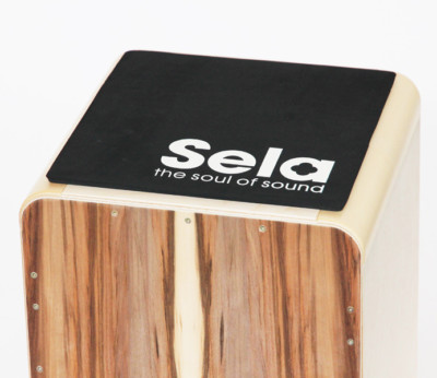 SELA SE 006 Cajon Pad Black Sitzauflage, schwarz