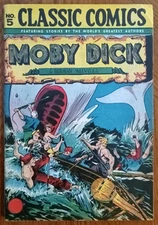 Classics Illustrated Comics - #5 Moby Dick - HRN28 - FN condition!!